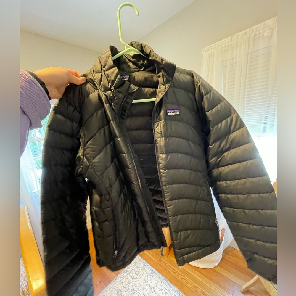 Barley worn Patagonia parka